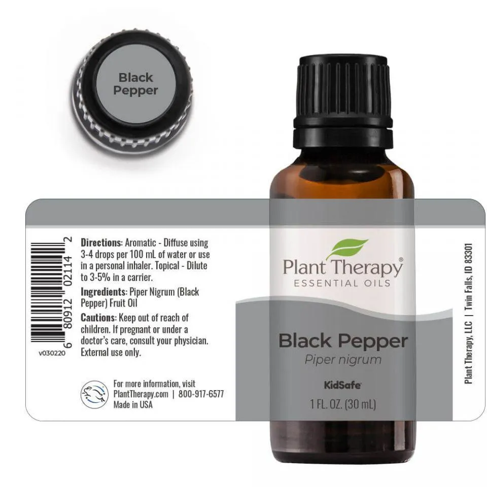 Plant Therapy Black Pepper Essential Oil