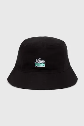 Puma cotton hat Skate Bucket black color 025133