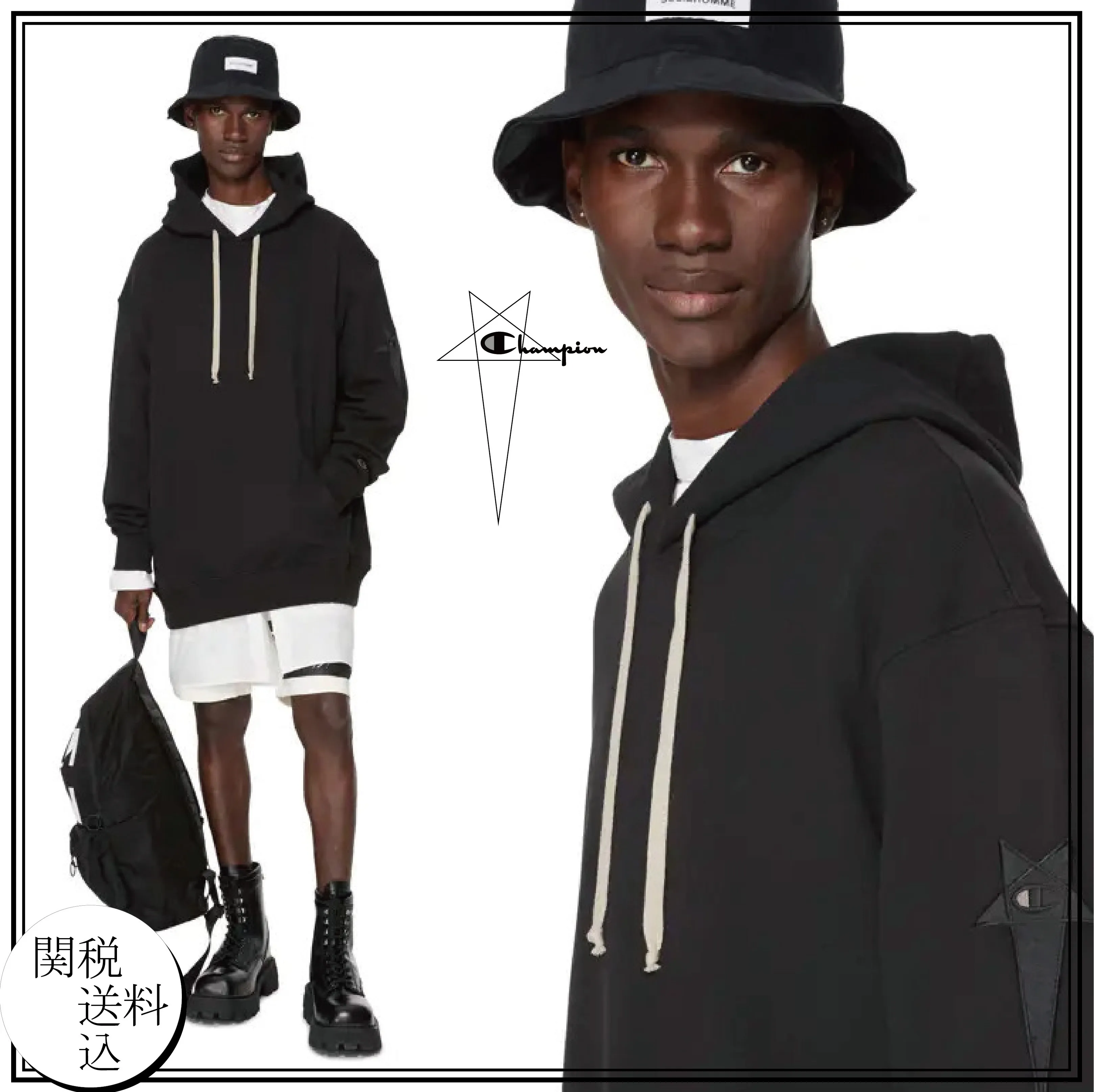 RICK OWENS  |Unisex Street Style Designers Sweatshirts