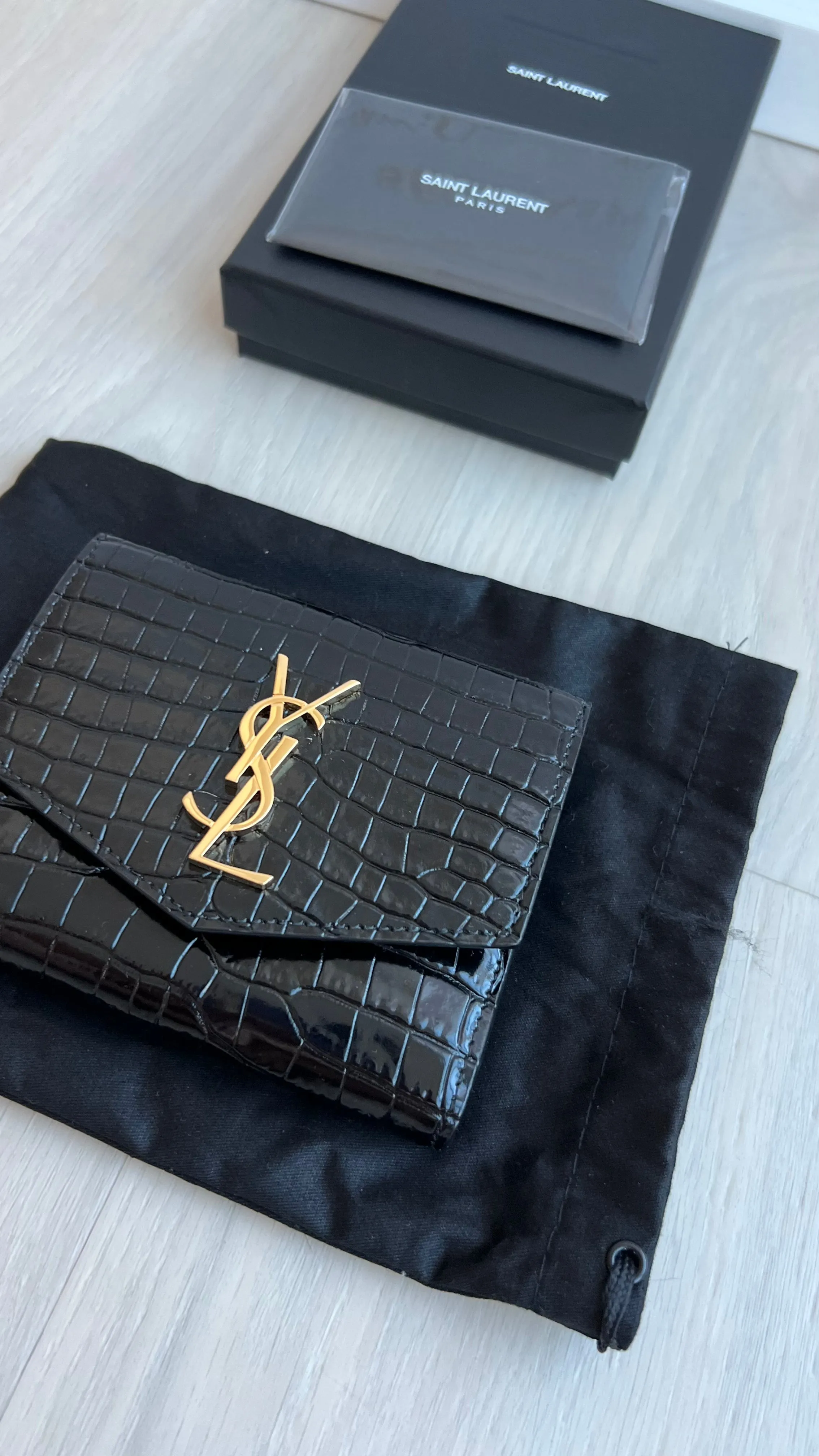 Saint Laurent Uptown Compact Wallet