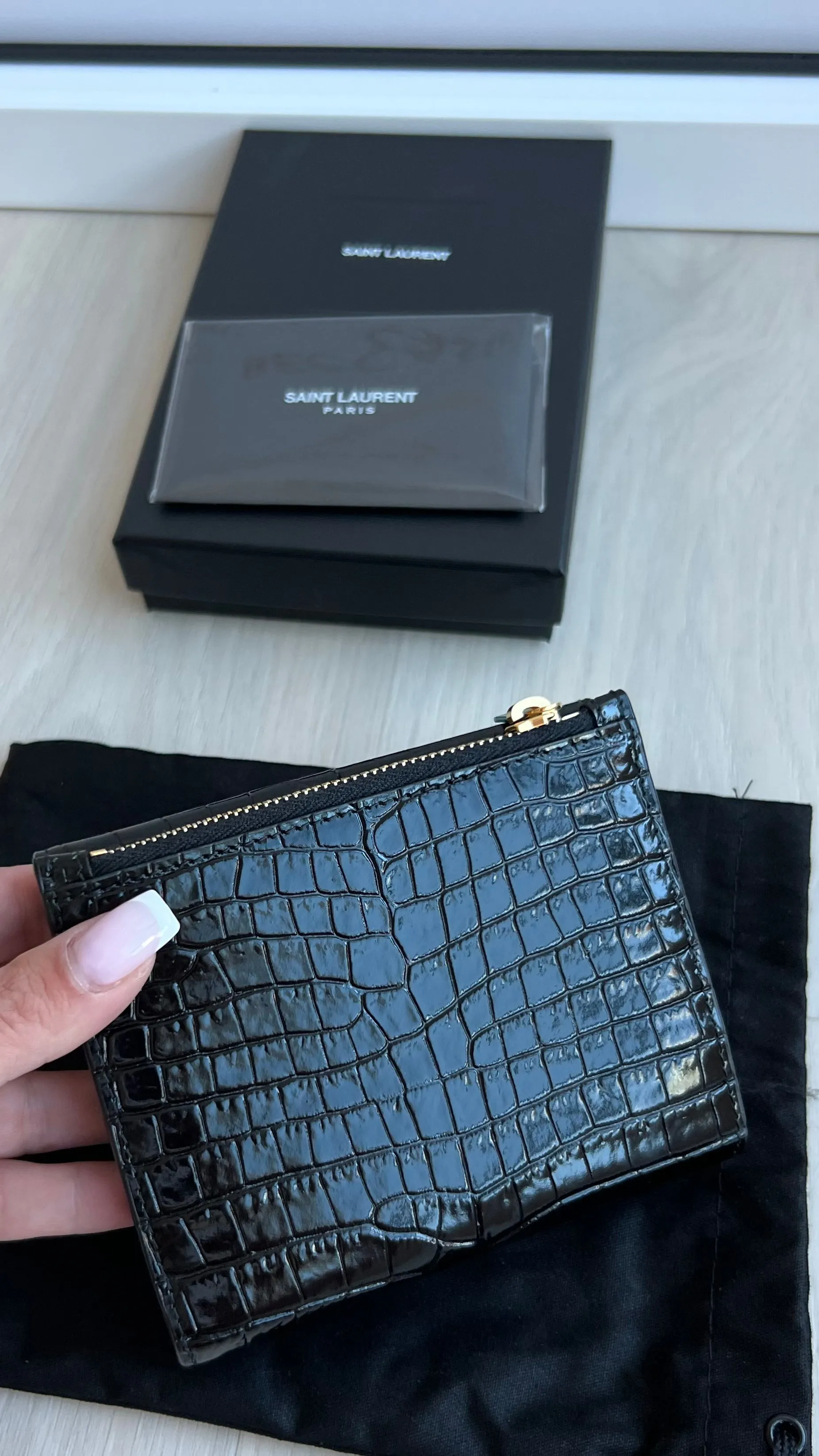 Saint Laurent Uptown Compact Wallet