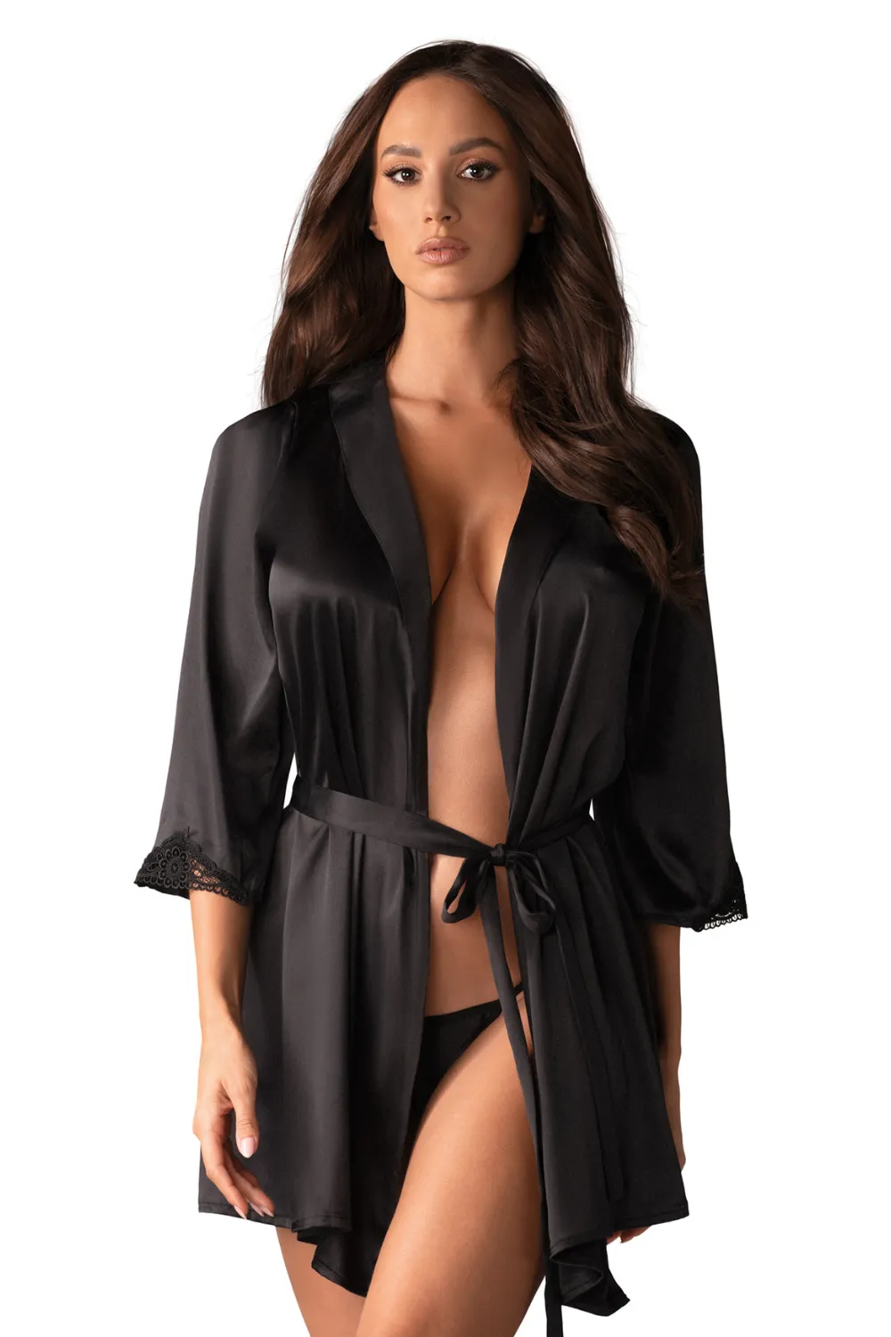 Satinia Robe & Thong