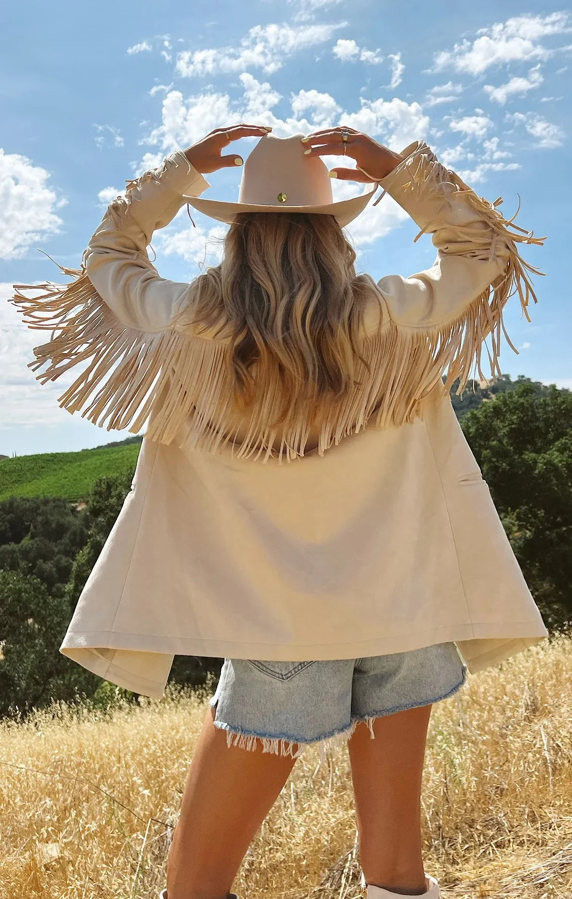 SHOW ME YOUR MUMU- SIERRA FRINGE JACKET