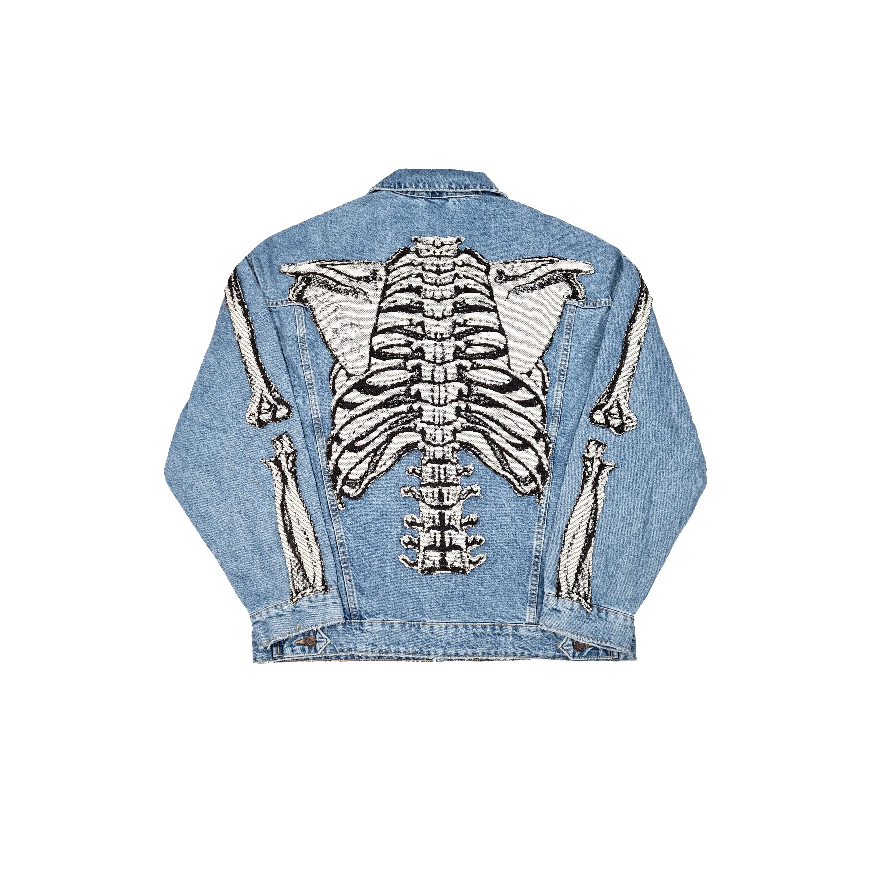 Skull Denim Blue Jacket Artifice.