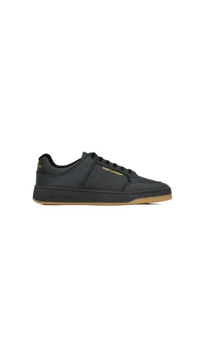 SL/61 Low-top Sneakers In Perforated Leather - Noir