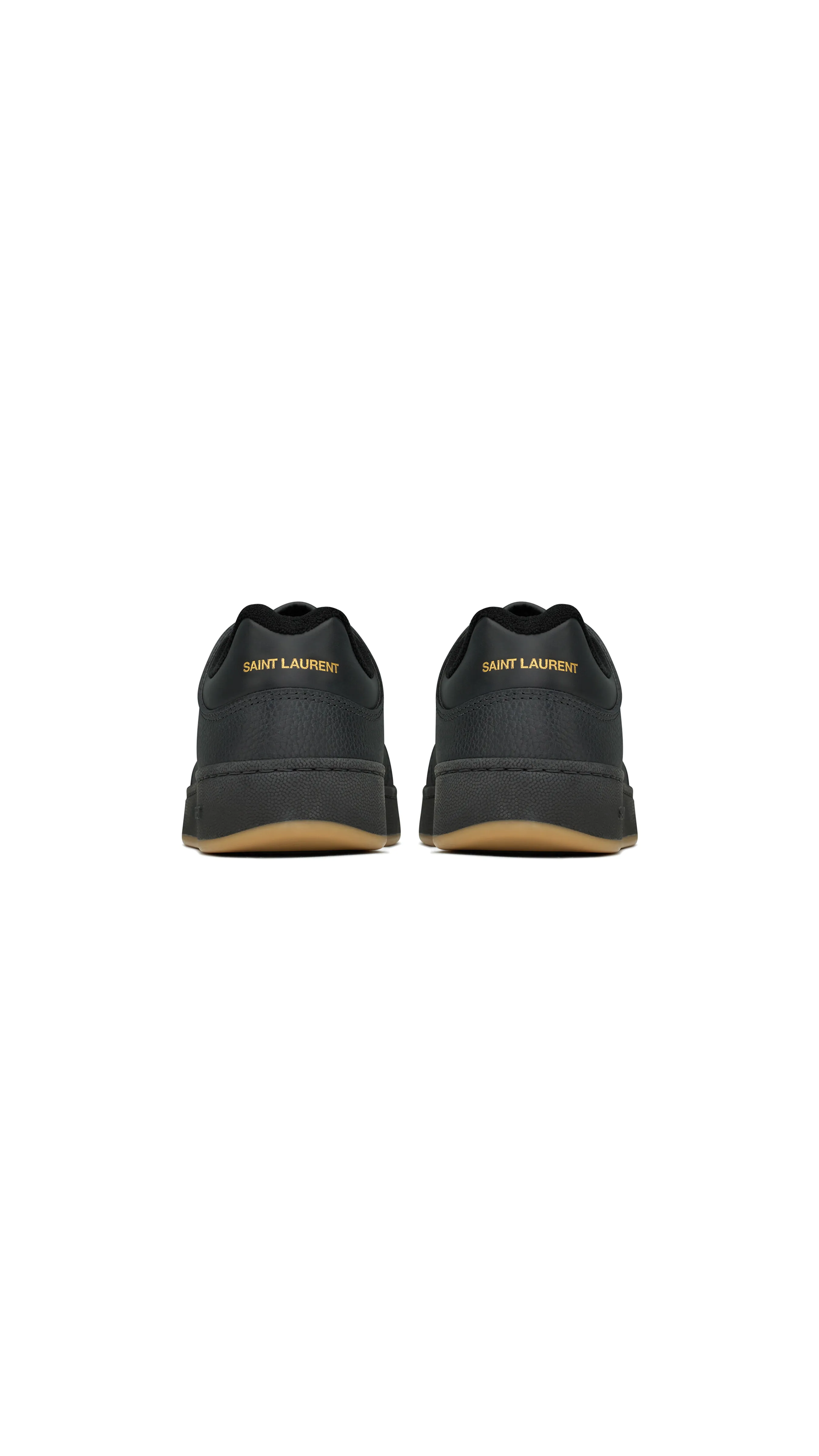 SL/61 Low-top Sneakers In Perforated Leather - Noir