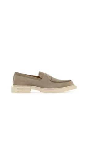 Suede Loafer - Beige