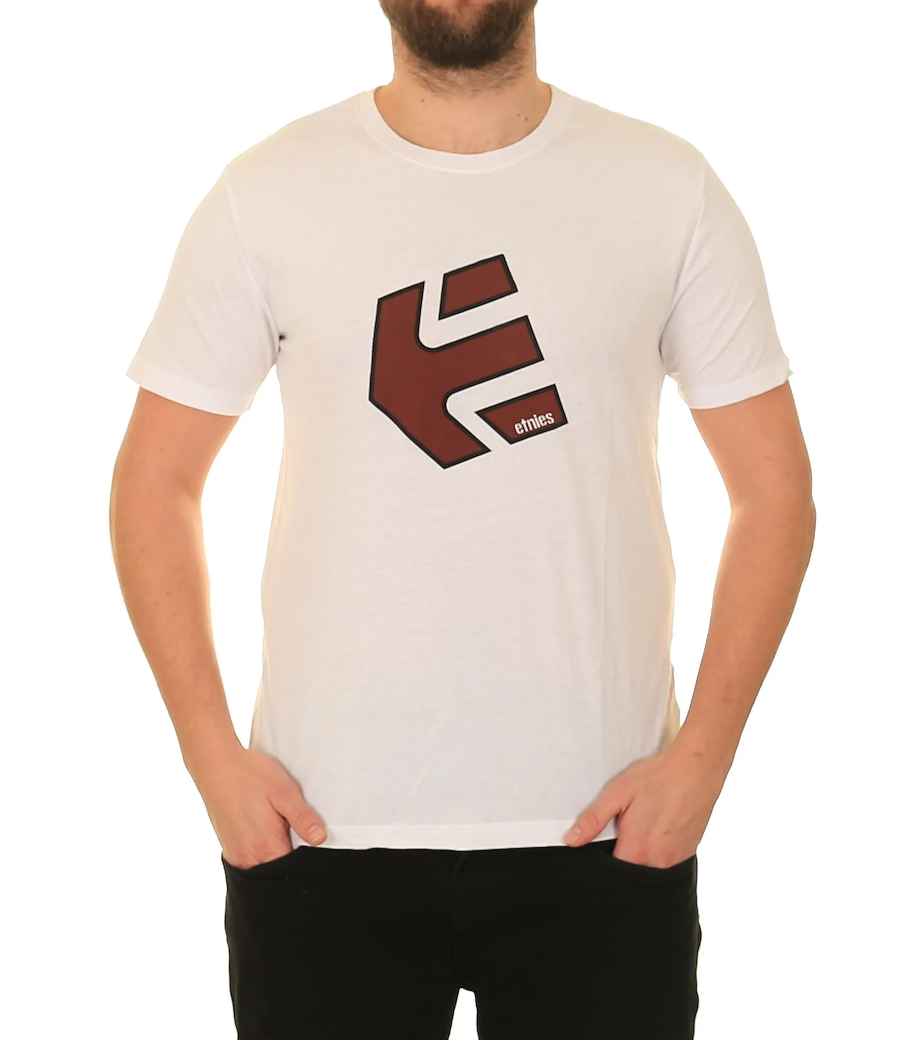 T-Shirt Etnies Crank Tech - White - men´s