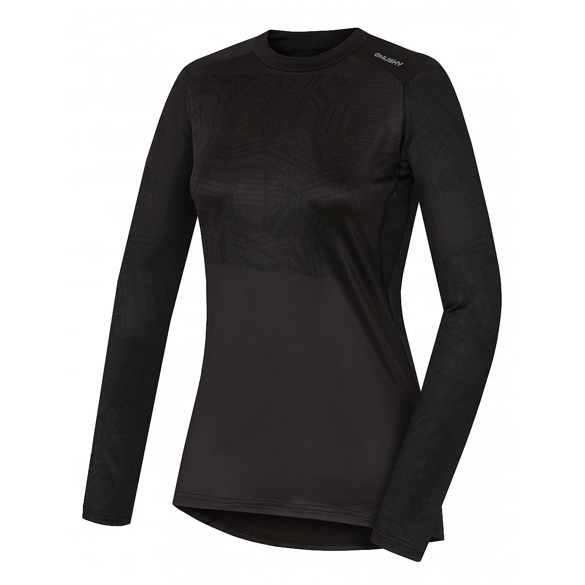 T-Shirt Husky Active Winter LS - Black - women´s