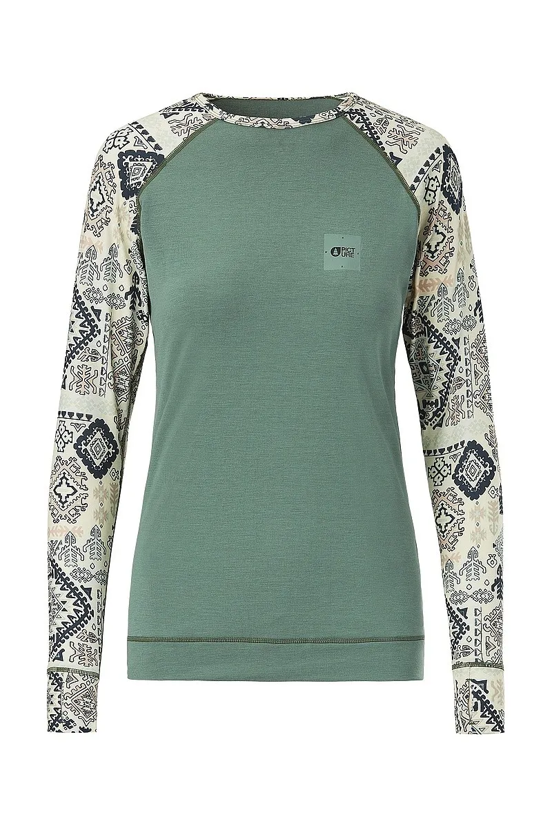 T-Shirt Picture Milita LS - Sage Brush - women´s