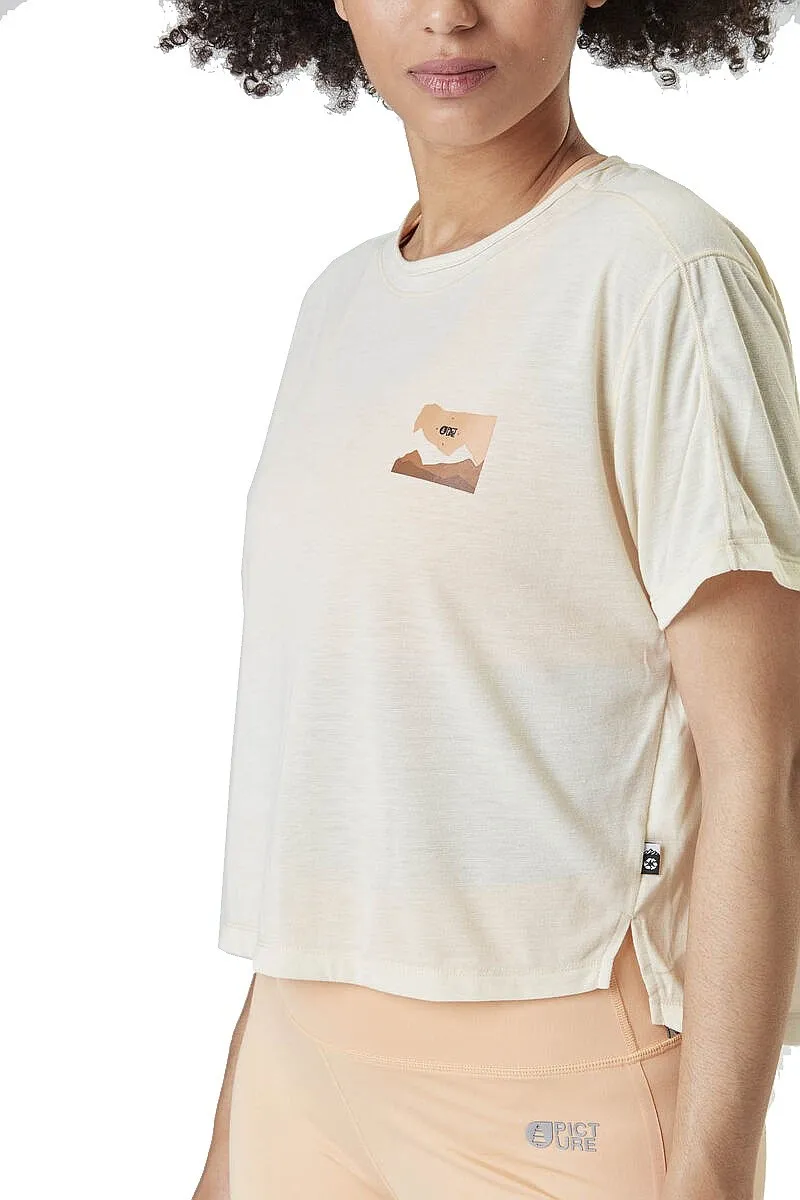 T-Shirt Picture Novita - Smoke White - women´s