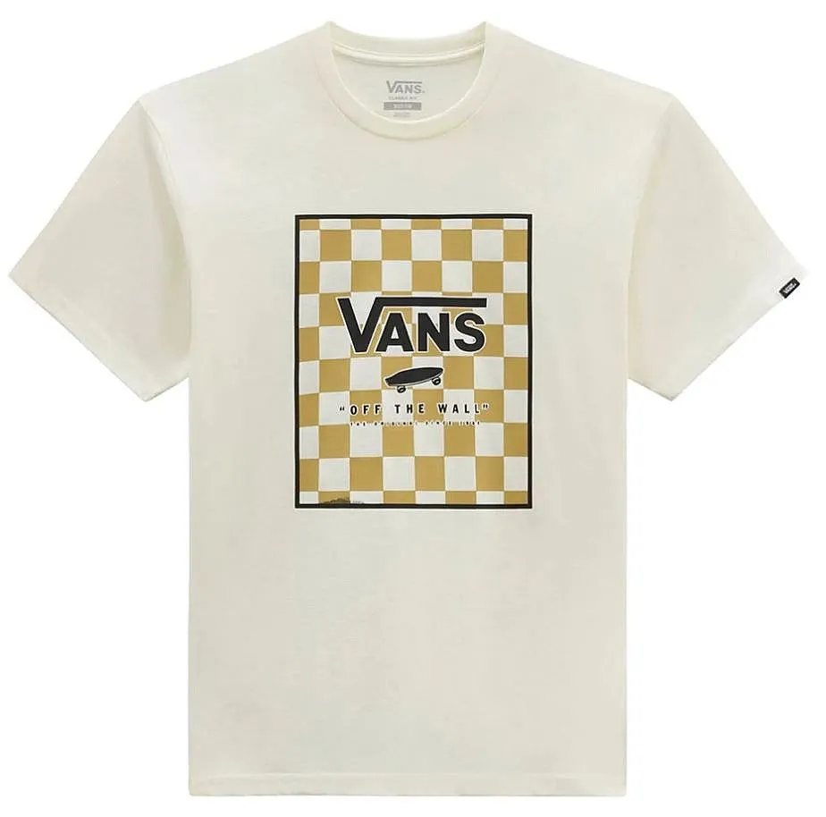 T-Shirt Vans Classic Print Box - Marshmallow/Black - men´s