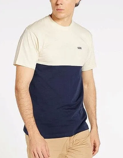 T-Shirt Vans Colorblock - Dress Blues/Antique White - men´s