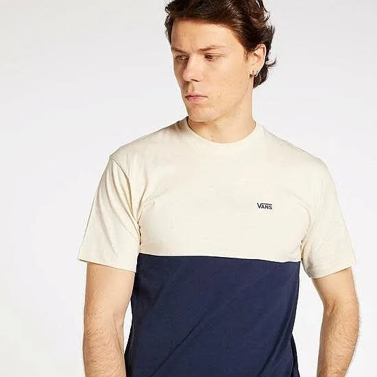 T-Shirt Vans Colorblock - Dress Blues/Antique White - men´s