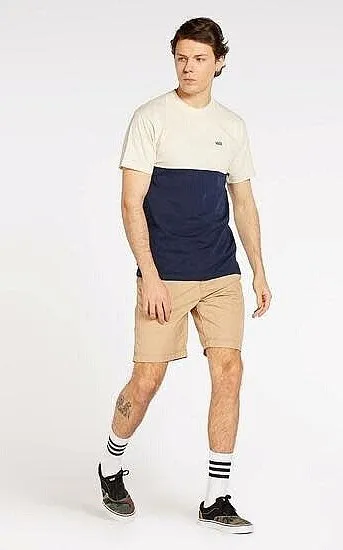 T-Shirt Vans Colorblock - Dress Blues/Antique White - men´s