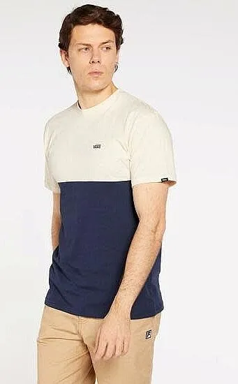 T-Shirt Vans Colorblock - Dress Blues/Antique White - men´s