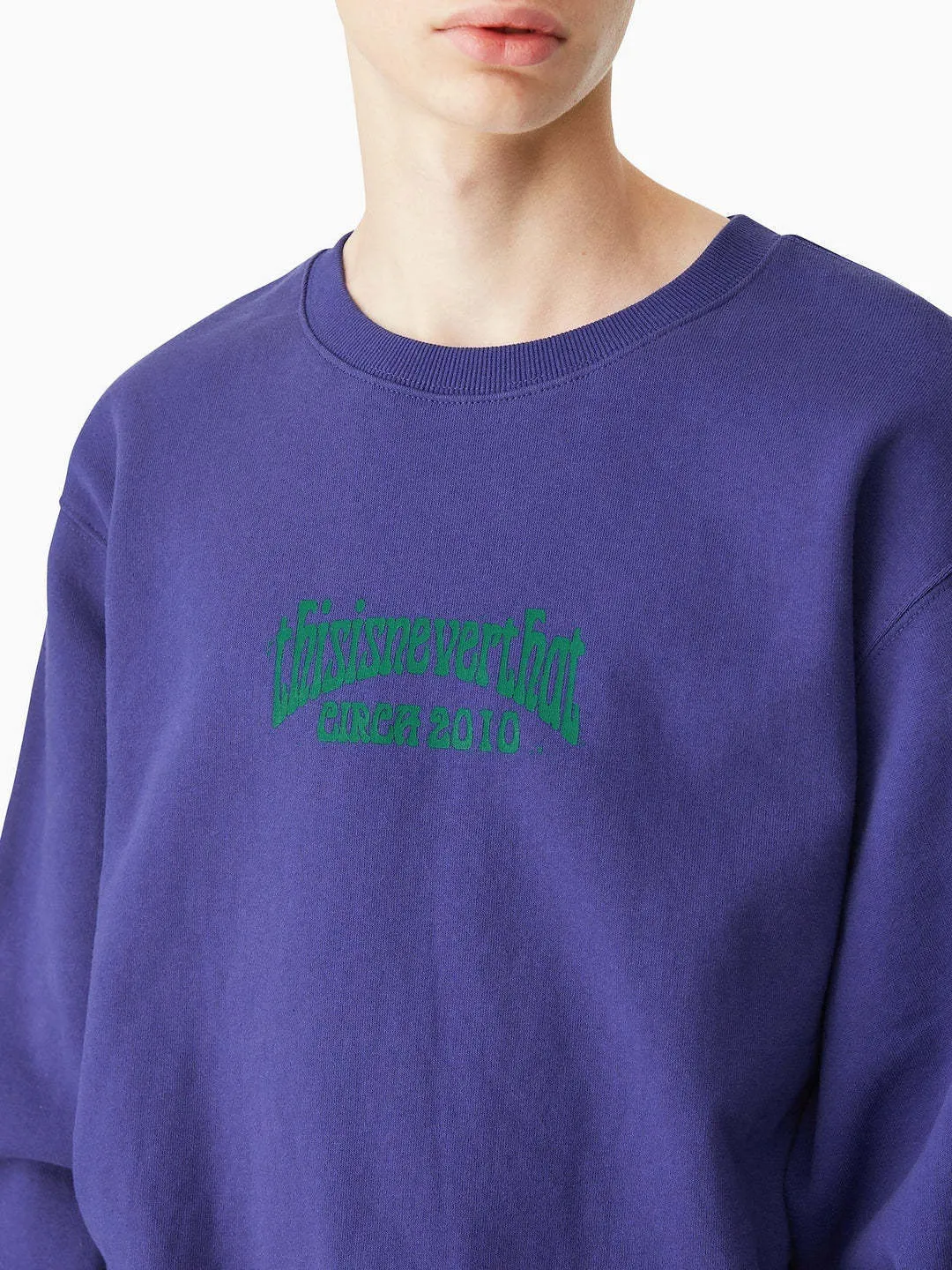 thisisneverthat  |Unisex Street Style Plain Cotton Logo Sweatshirts