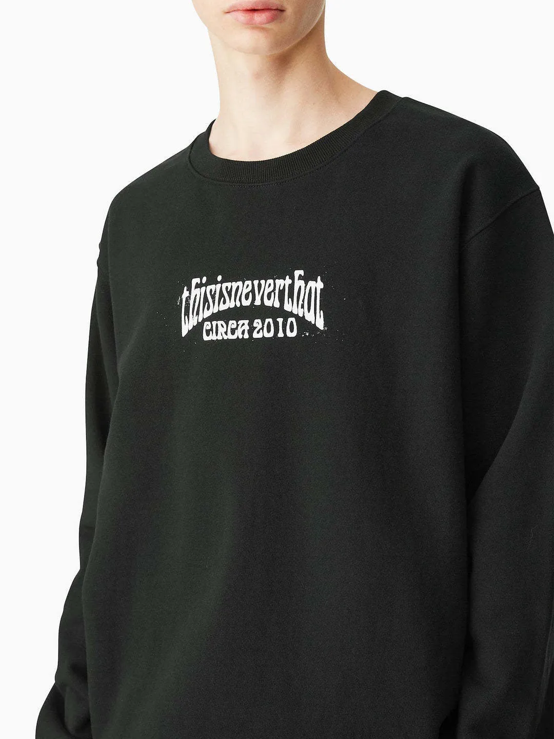 thisisneverthat  |Unisex Street Style Plain Cotton Logo Sweatshirts