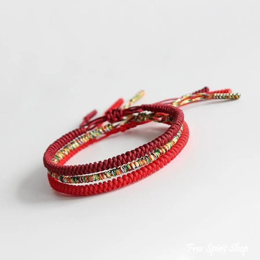 Tibetan Buddhist Handmade Lucky Knots Bracelet