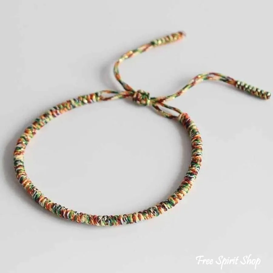 Tibetan Buddhist Handmade Lucky Knots Bracelet