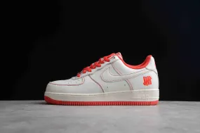 Undefeated x Nike Air Force 1 07 Low Beige Red White UN1315-801