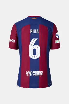 UWCL FC Barcelona home shirt 23/24 Player's Edition  - PINA