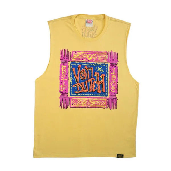 Von Dutch  |Unisex Street Style Plain Cotton Tanks