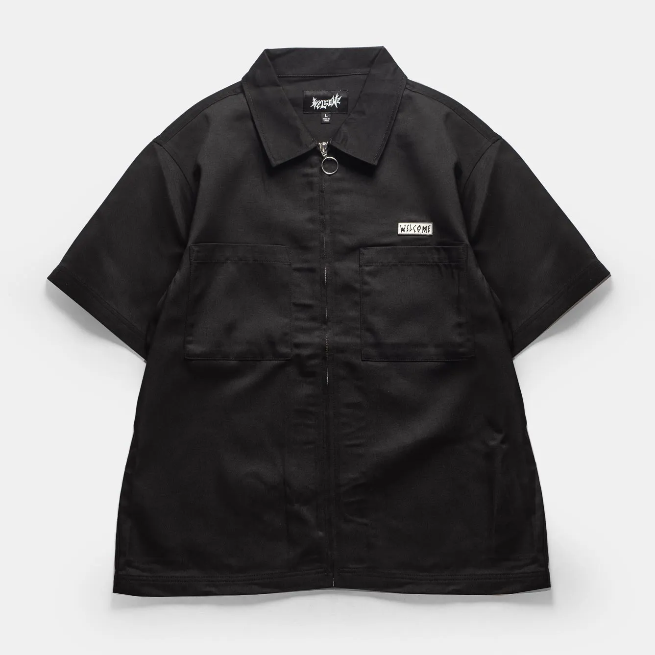 Welcome Skateboards - BAPHOLIT WORK SHIRT - BLACK