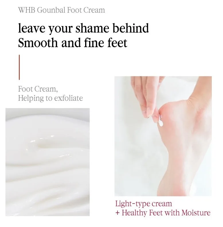 WHB Well-Being Health Moiturizing  Foot Care Creams Emu Oils Cracked