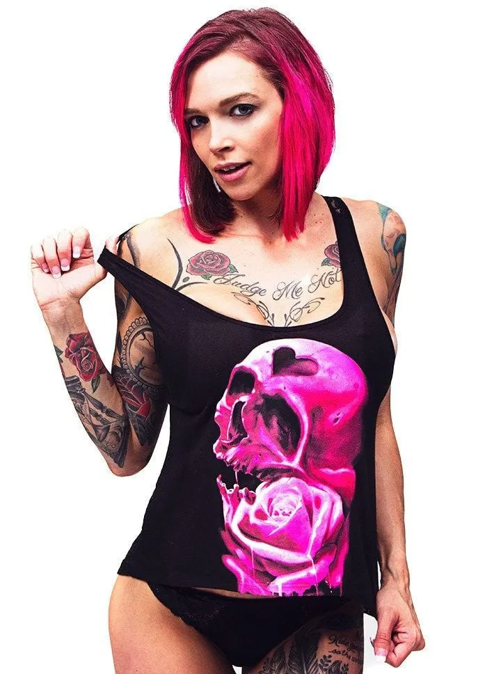 Women's Love Kills Laceback Tank