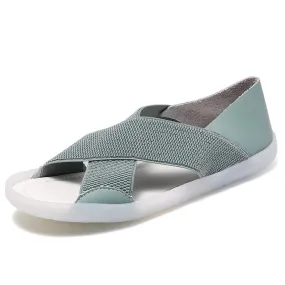 Women's Summer Concise Elastic Stretchy Breathable Slip-On Sandals