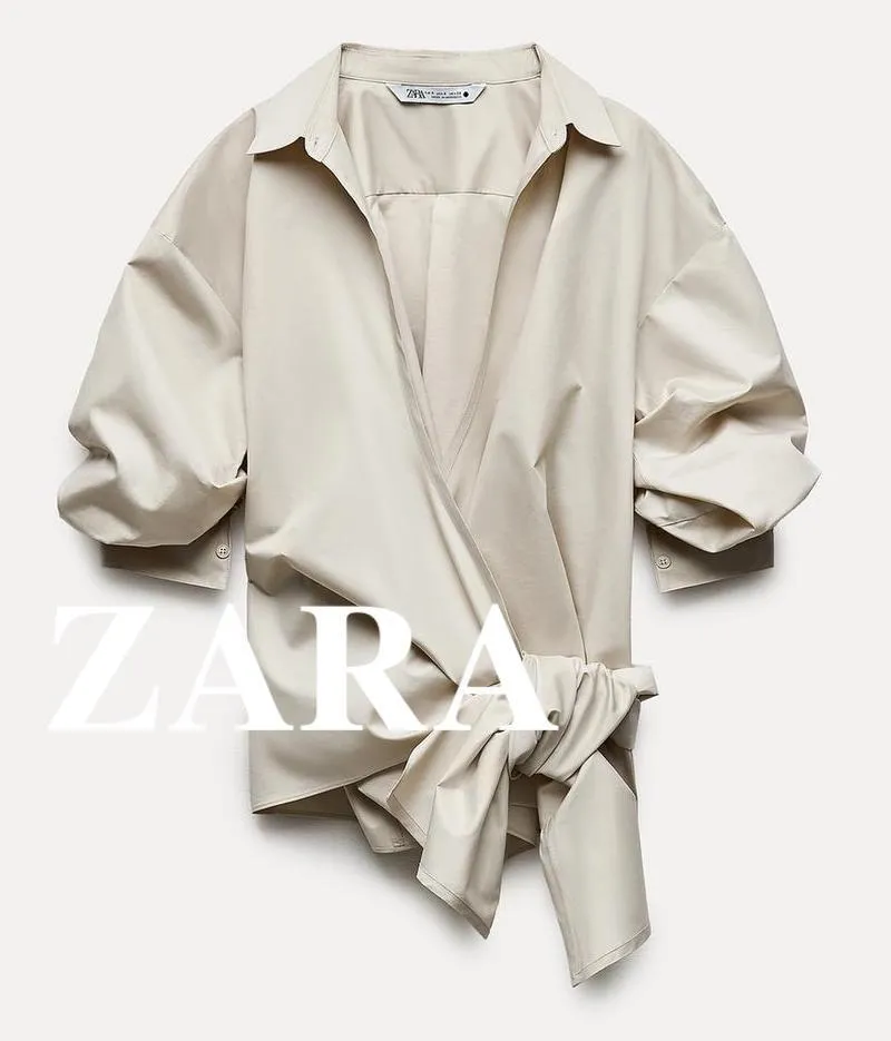 ZARA  |Casual Style Shirts & Blouses