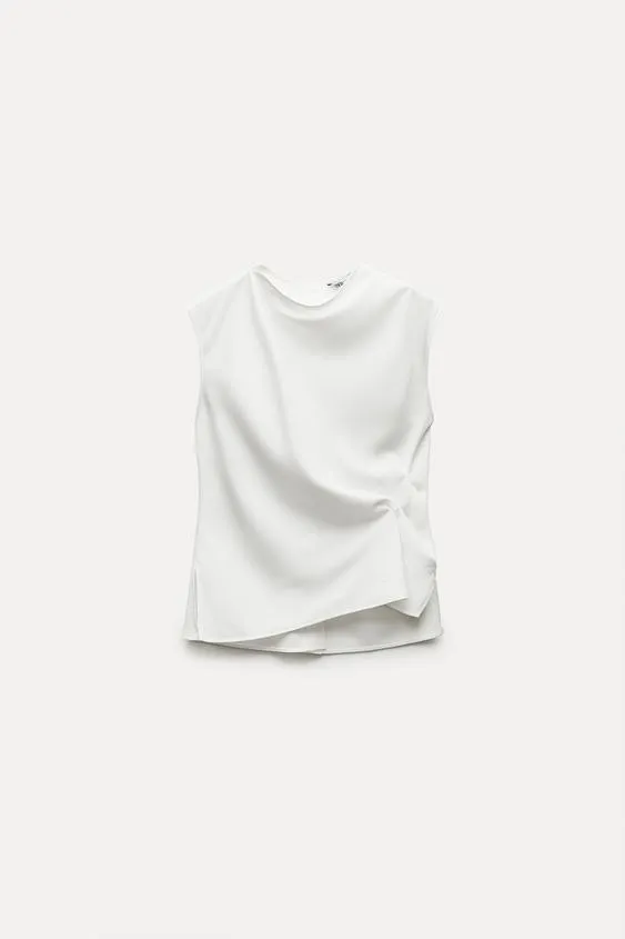 ZARA  |Casual Style Sleeveless Party Style Elegant Style