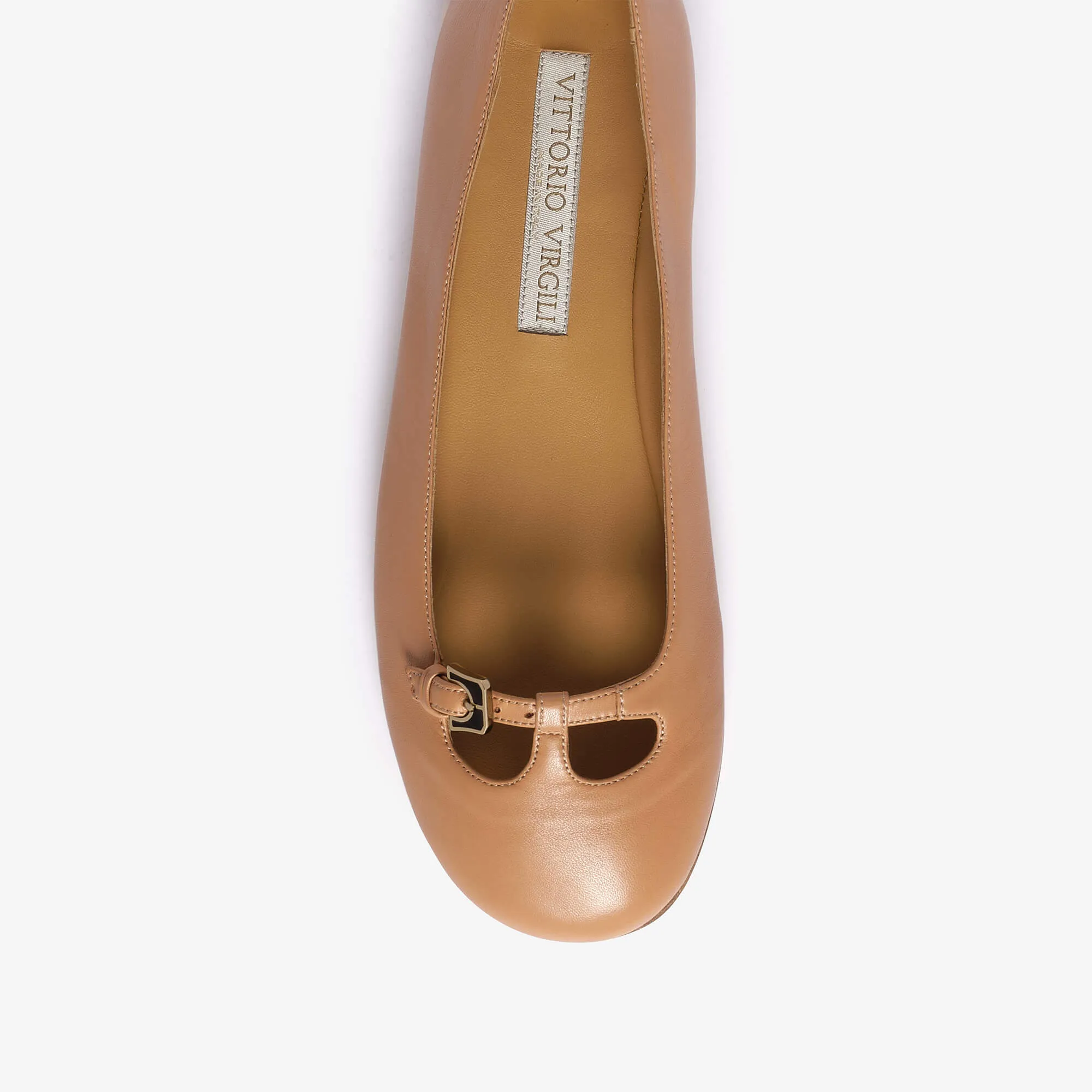 Zenaïs | Women's leather ballet flat